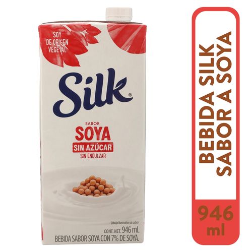 Bebida de Soya Silk Sin Azúcar - 946 ml