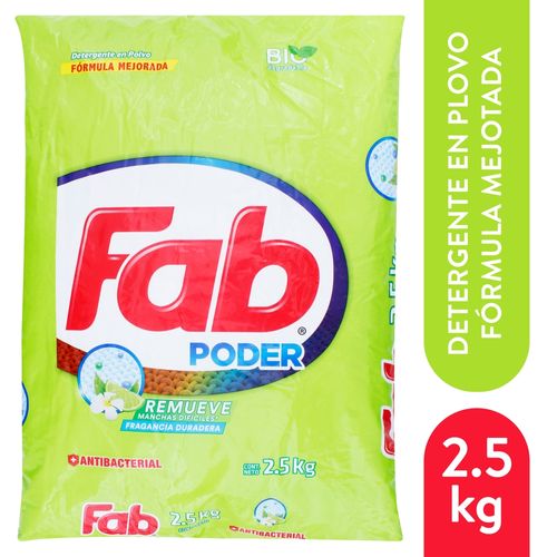 Detergente Fab Medio Limon 2500 g