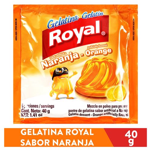 Gelatina Royal Sabor Naranja - 40 g