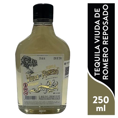 Tequila Viuda De Romero Reposado 250 Ml