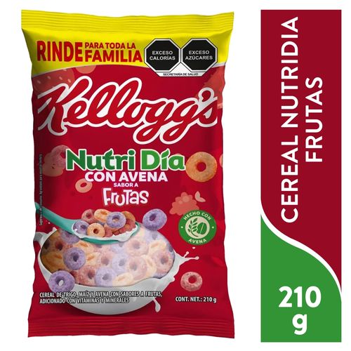 Cereal Nutridia Frutas 210 Gr
