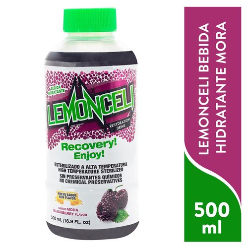 Lemonceli Bebida Hidratante Mora 500 Ml
