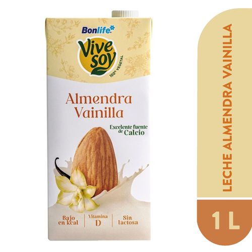 Leche de Almendra Vivesoy sabor vainilla - 1 L