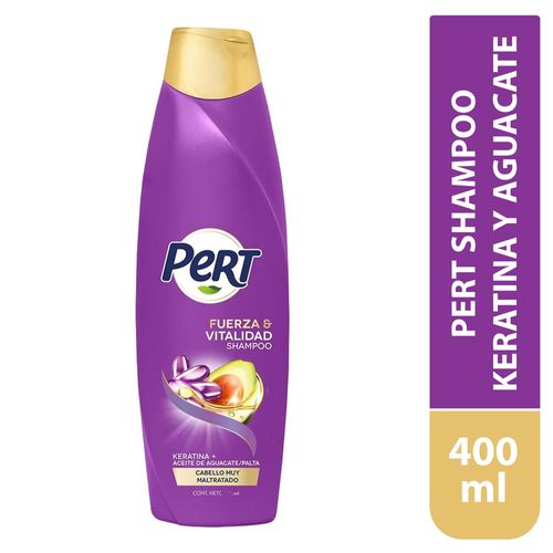Shampoo Pert Keratina y Aguacate - 400 ml