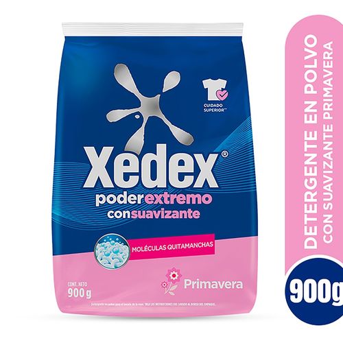 Detergente en polvo Xedex Poder Extremo Primavera - 900 g