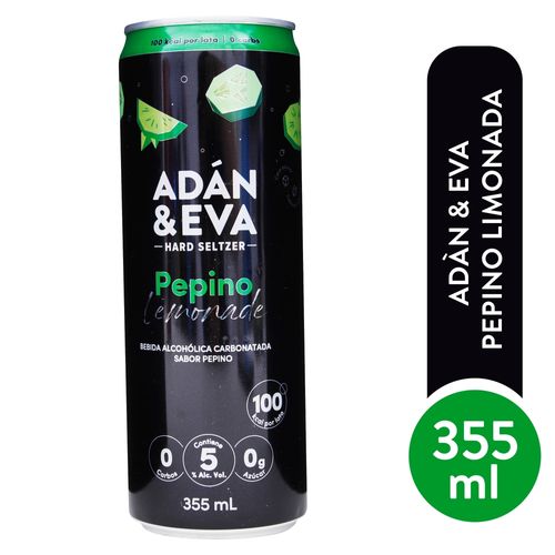 Bebida Adán & Eva Pepino Lata- 355 ml