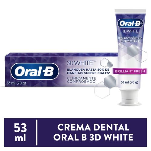Crema Dental Oral B 3D White 53 ml