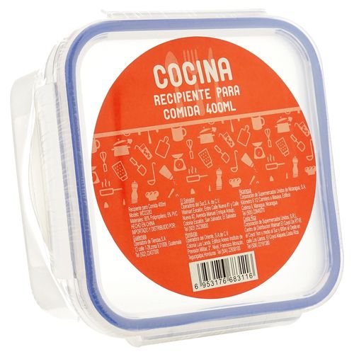 Recipiente Wanda para comida -400 ml
