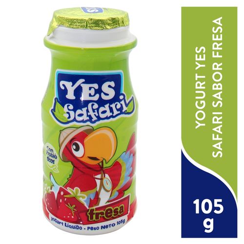 Yogurt Yes Safari Fresa - 100 ml