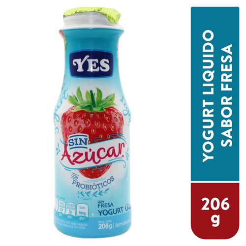 Yogurt Yes Liquido Fresa Light  200 ml