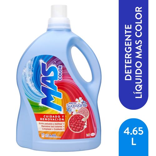 Detergente Líquido Suavizante Mas Color - 4650 ml