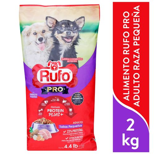 Alimento Rufo Pro Tallas Pequenas 2000gr