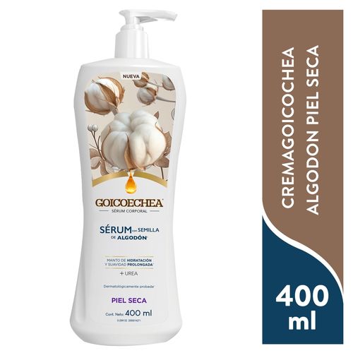 Crema Corporal Goicoechea Sérum con Semilla de Algodón Piel Seca -400 ml
