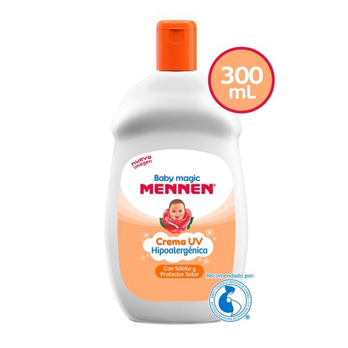 Crema Mennen  Hipoalergénica para Bebé con Sábila y Protector Solar - 300 ml