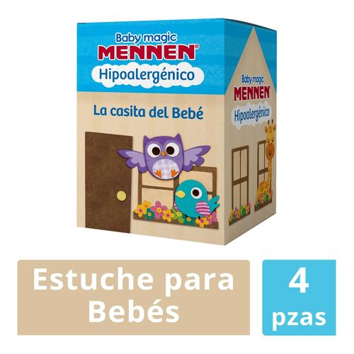 Casita de Bebé Baby Magic Jabón + Aceite + Talco + Colonia Mennen
