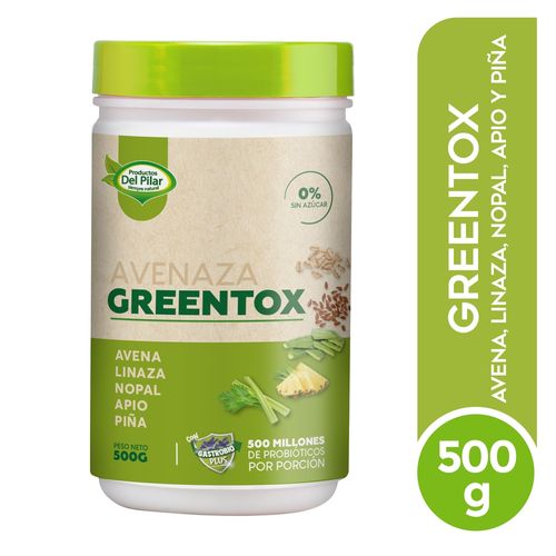 Avena Del Pilar Avenaza Greentox con Probióticos - 500 g