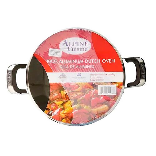 Olla  Alpine Cuisine de aluminio capacidad 10 Qt