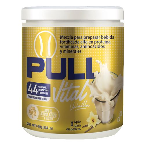 Bebida en polvo Pull vital sabor vainilla - 400 g