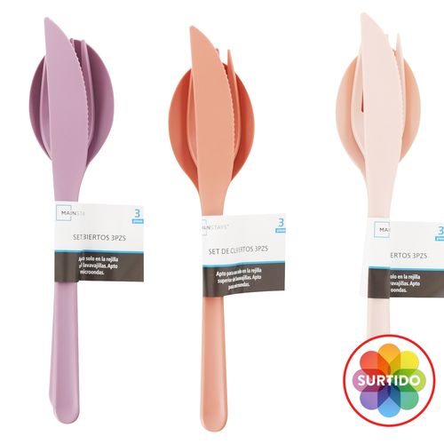 Ms Set De Cubiertos 3Pzs