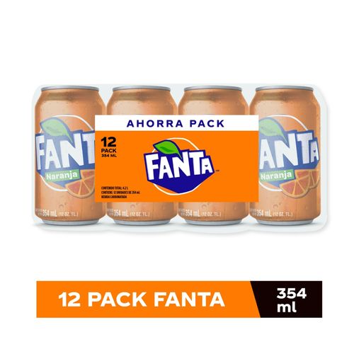 Gaseosa Fanta 12 pack - 354 ml