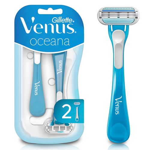 Máquinas Para Afeitar Desechables Gillette Venus Oceana -2 Unidades