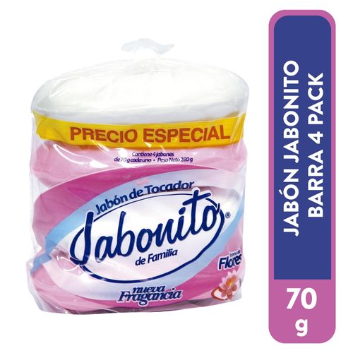 Jabón Jabónito, 4 Pack  -70 g