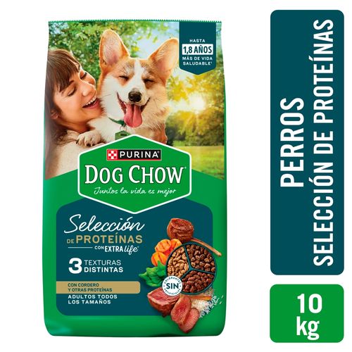 Comida para Perros Purina Dog Chow Selección Proteína Cordero 10 kg