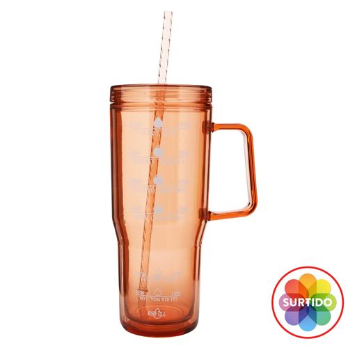 Ms Vaso Con Pajilla Con Mensaje 30Onz
