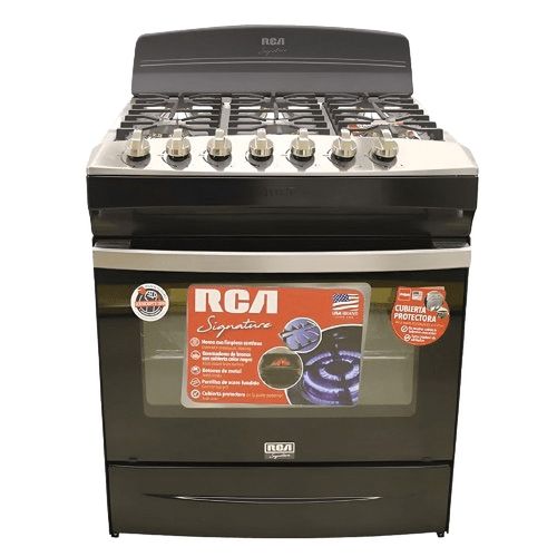 Cocina de gas RCA Rccr3002 color negra