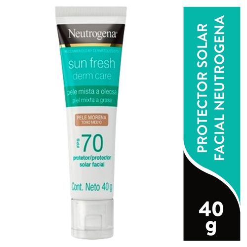 Protector Facial Neutrogena piel morena Fps 70 -  40 g