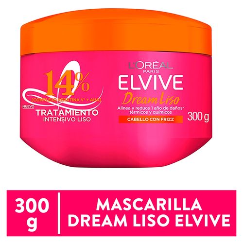 Dream Liso Mascarilla Elvive 300 Gr