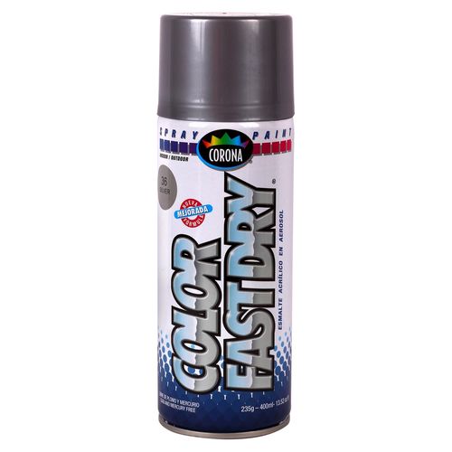 Spray Corona Fast Dry Silver