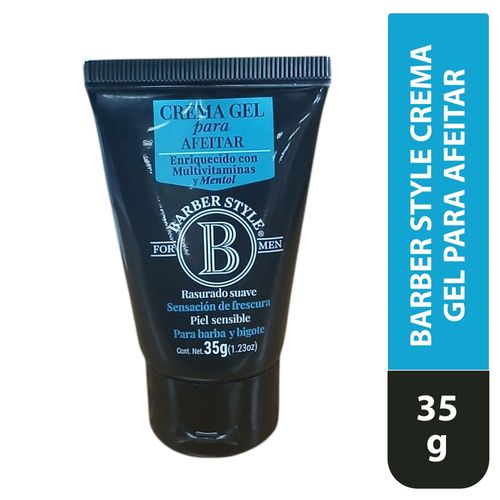 Crema Barber Style gel para afeitar - 35 g