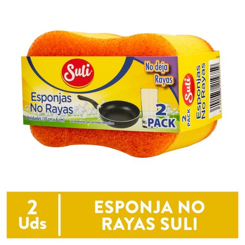 Esponja Suli No Rayas - 2 Unidades