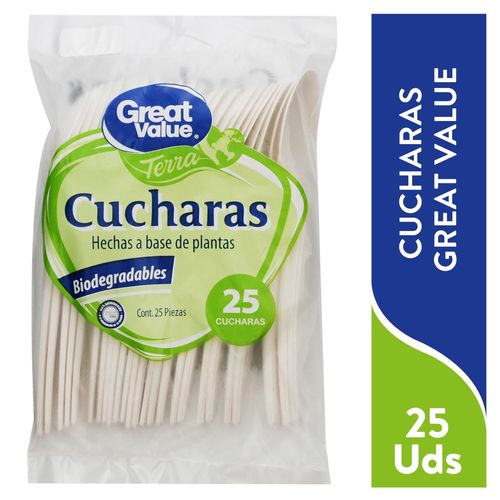 Cuchara Great Value Jumbo - 25unidades