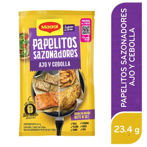 Papelitos Sazonadores Maggi Ajo y Cebolla - 23.4 g