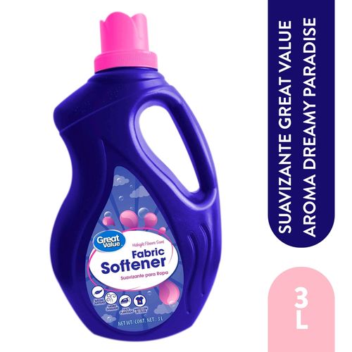 Suavizante Great Value Cuidado Avanzado aroma Dreamy Paradise -3000 ml