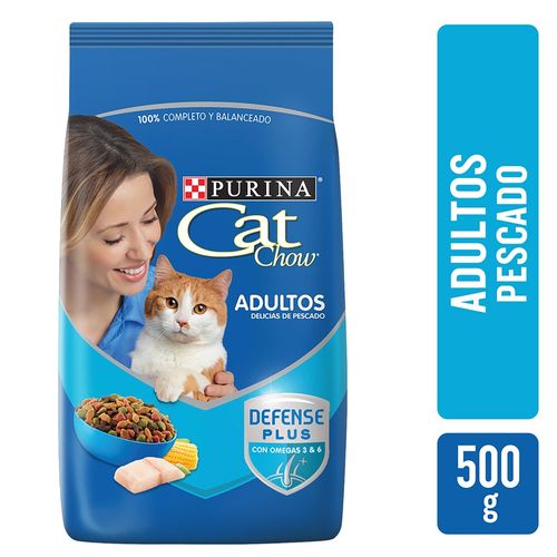Alimento Gato Adulto Purina Cat Chow Defense Plus Pescado 500 g