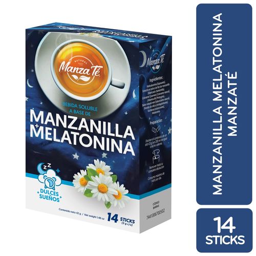 Infusion Manzate Manzanilla Melatonina 42g