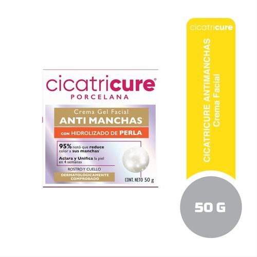 Crema Facial Cicatricure Porcelana Antimanchas- 50 g
