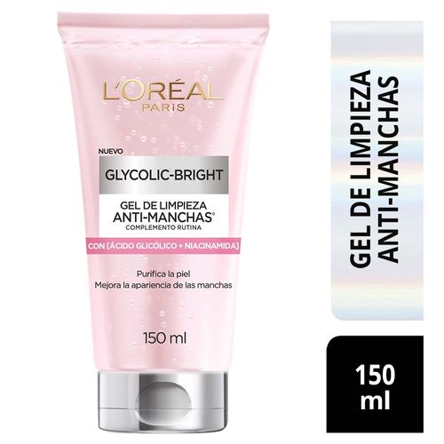 Gel Limpiador Loreal Antimanchas Ácido Glicólico 150ml