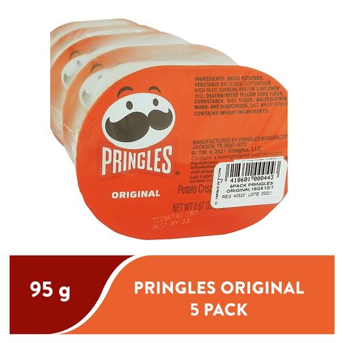 5pack Papas Pringles Original 95 g