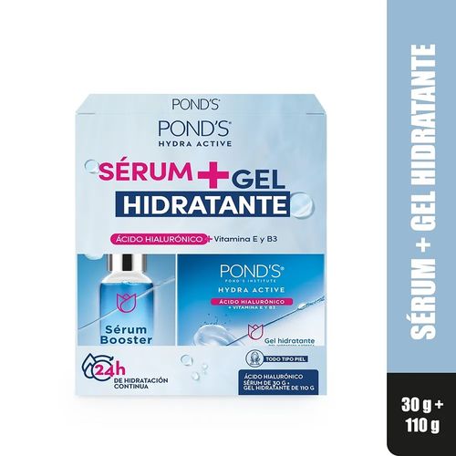 Serum + Gel hidratante ponds Vitamina E - 30 g + 110g