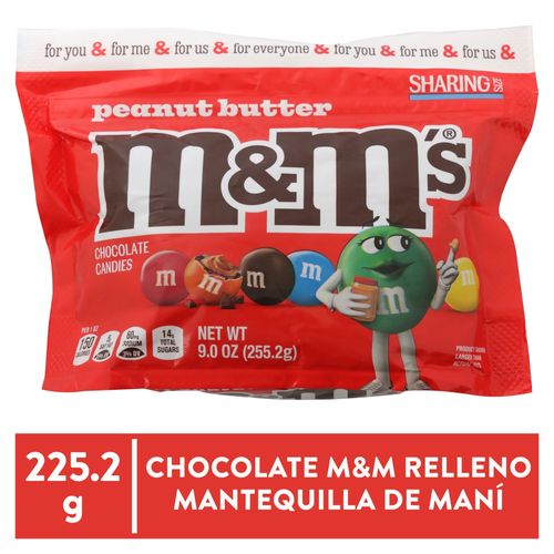 Chocolates M&M´s peanut butter - 255.2 g