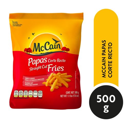 Papas Fritas Mccain Corte Recto - 500 g