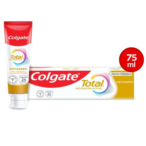 Pasta Dental Colgate Total Anti Sarro Prevención Activa - 75 ml