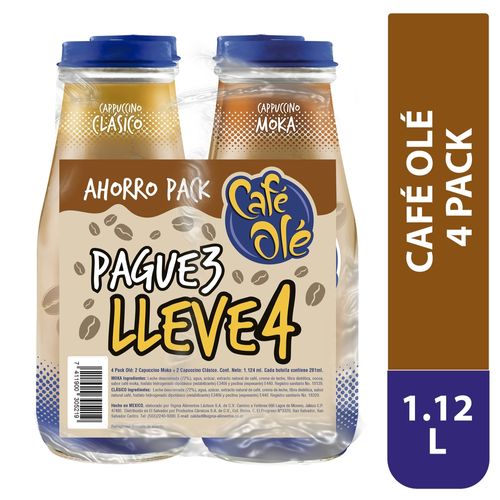 Caf Ole 4pack 1124 ml