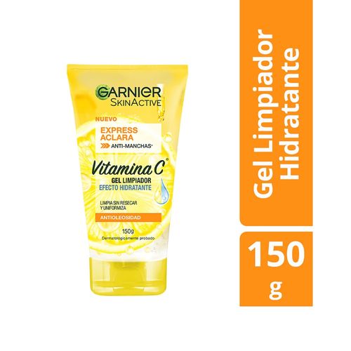 Gel Limpiador Hidratante Garnier Express Aclara Vitamina C - 150 ml