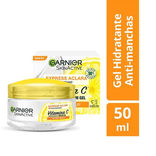 Gel Hidratante Garnier Express Aclara con Vitamina C - 50 ml