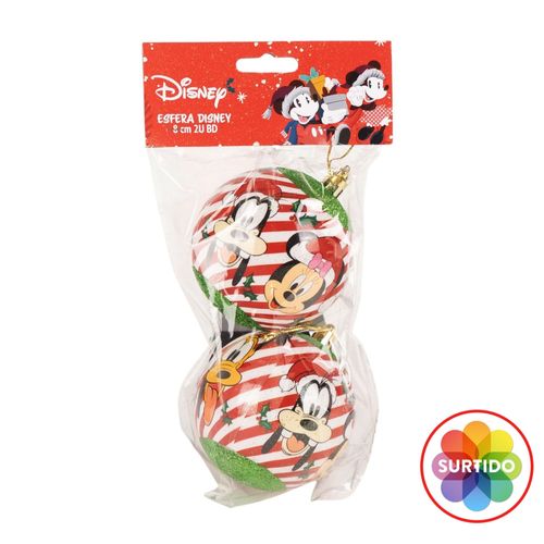 Esfera Disney Navideña 8 cm - 2 Uds